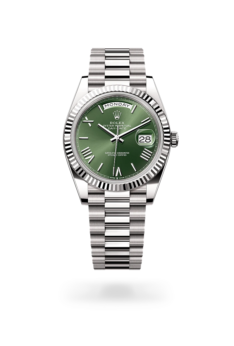 Rolex Day-Date in 18 ct white gold, M228239-0033 - Emperor Watch & Jewellery Singapore