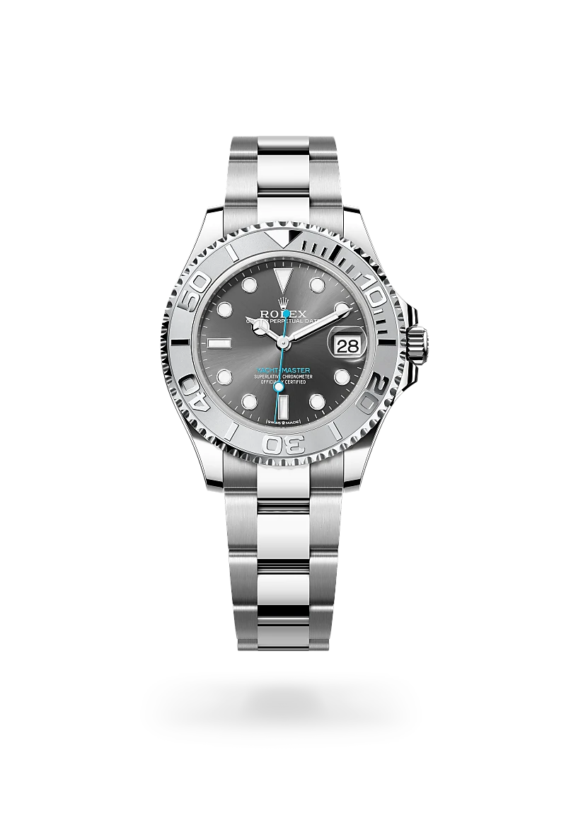 Rolex Yacht-Master in Rolesium - combination of Oystersteel and platinum, M268622-0002 - Emperor Watch & Jewellery Singapore