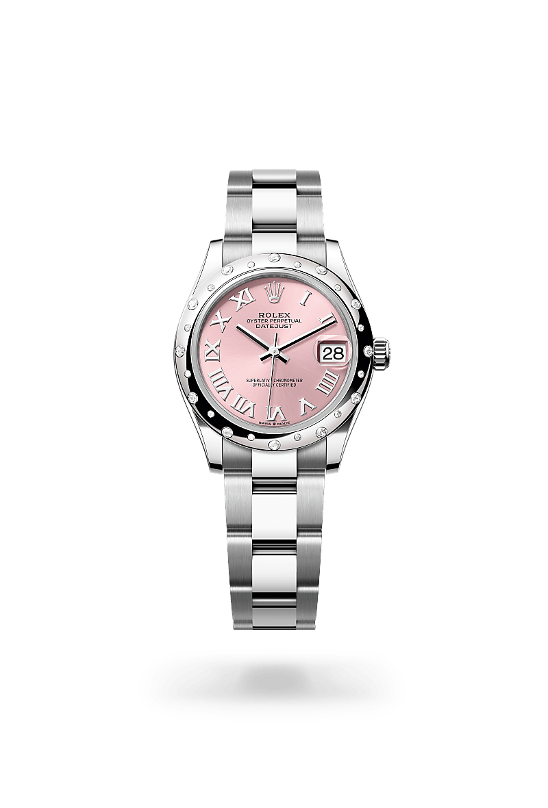Rolex Datejust in White Rolesor - combination of Oystersteel and white gold, M278344RBR-0021 - Emperor Watch & Jewellery Singapore