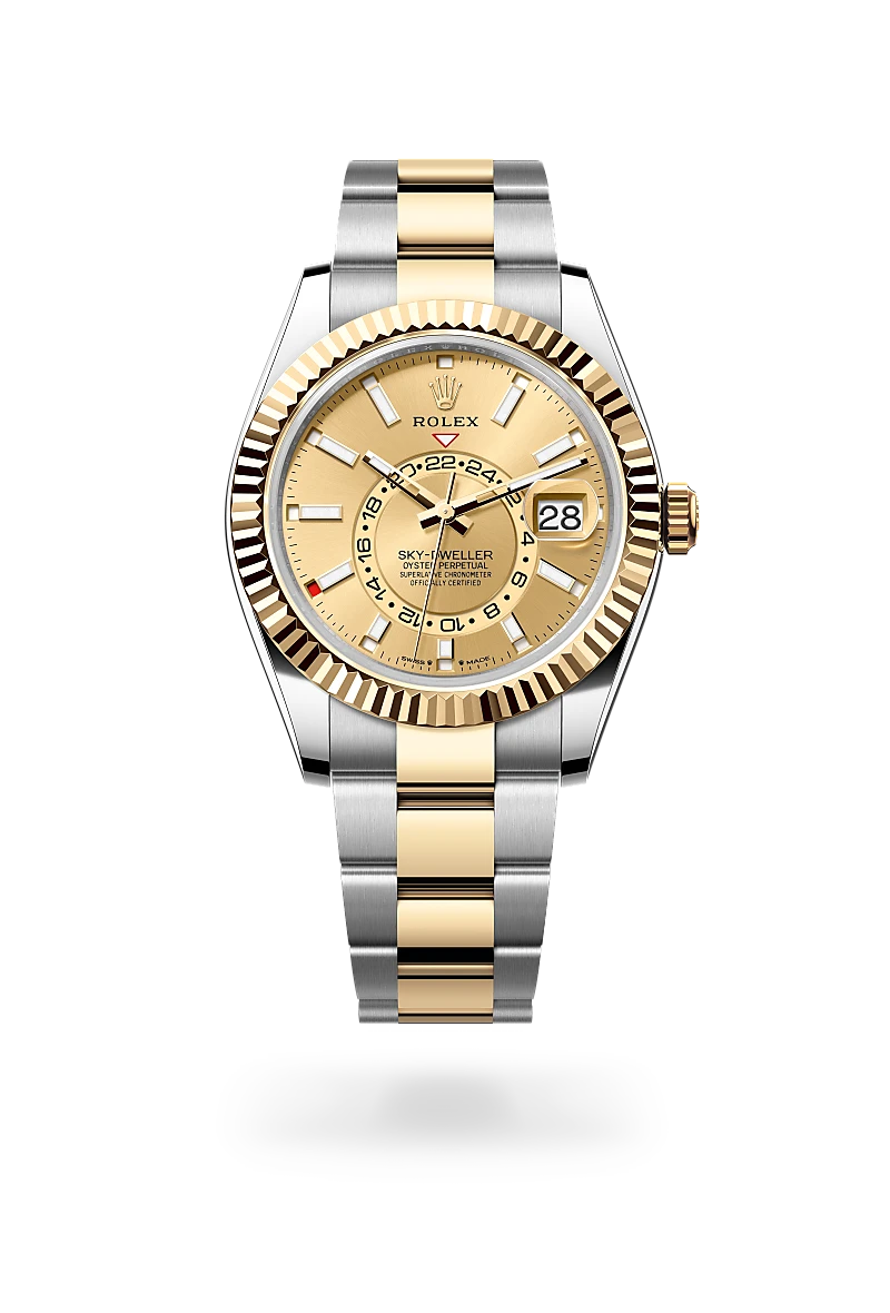 Rolex Sky-Dweller in Yellow Rolesor - combination of Oystersteel and yellow gold, M336933-0001 - Emperor Watch & Jewellery Singapore