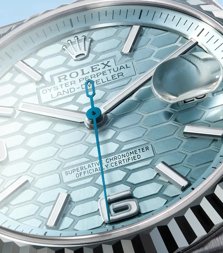 Dial Honeycomb motif - Emperor Watch & Jewellery Singapore