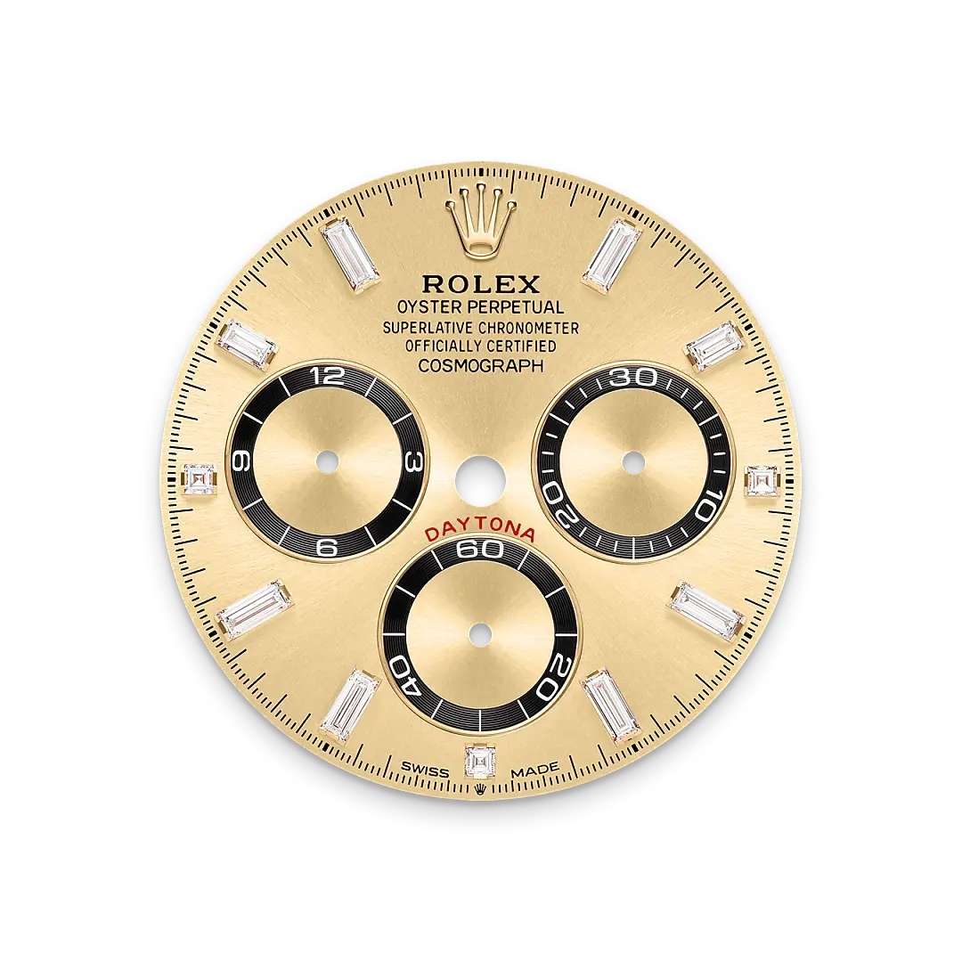 Rolex Cosmograph Daytona in 18 ct yellow gold with lugs set with diamonds, M126538TBR-0004 - Emperor Watch & Jewellery Singapore