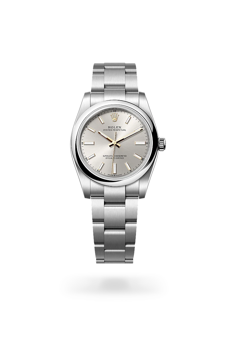 Rolex Oyster Perpetual 34 Oystersteel, M124200-0001 - Emperor Watch & Jewellery Singapore