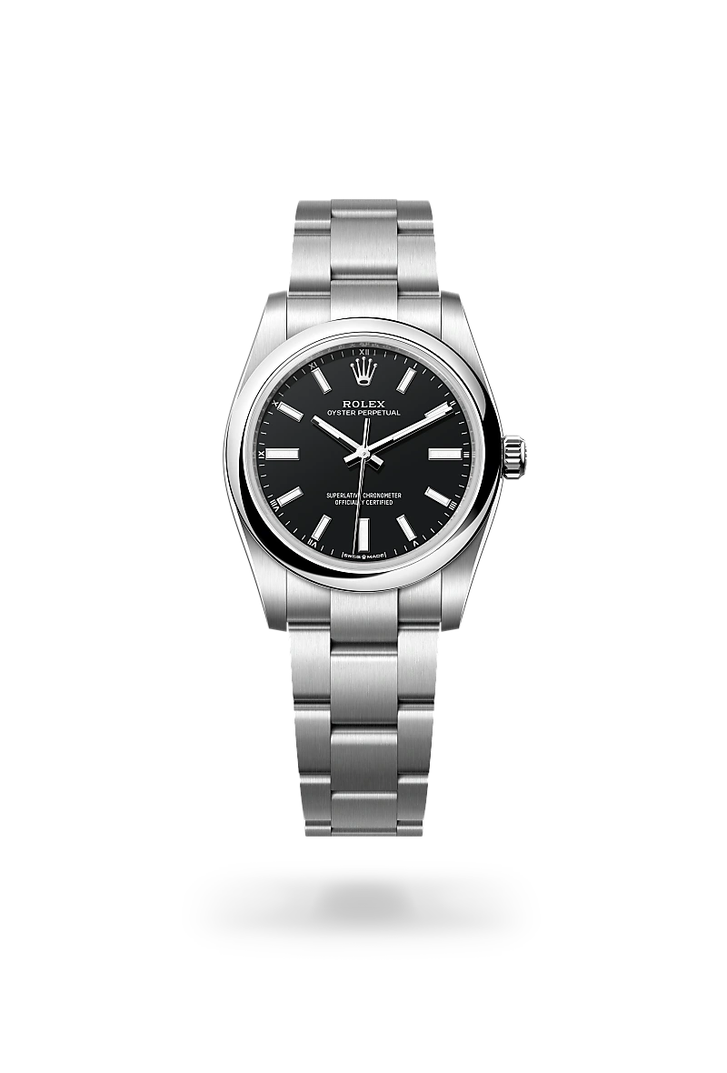 Rolex Oyster Perpetual 34 Oystersteel, M124200-0010 - Emperor Watch & Jewellery Singapore