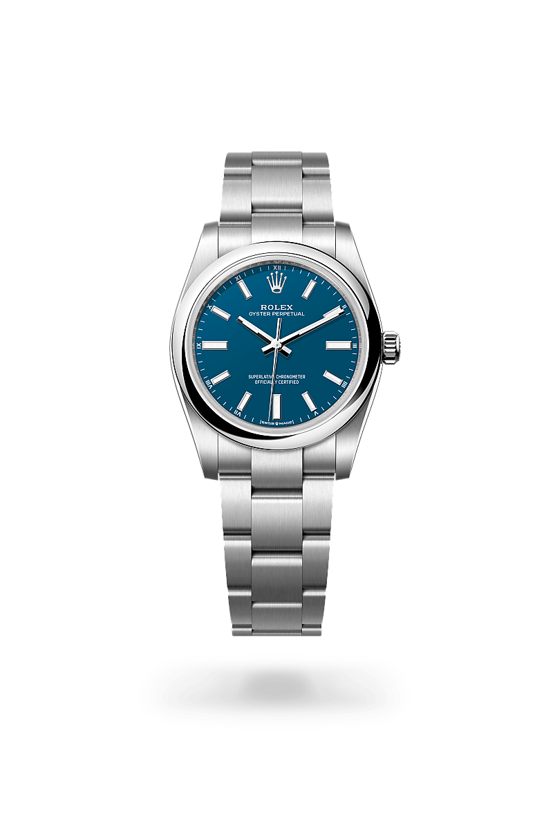Rolex Oyster Perpetual 34 Oystersteel, M124200-0011 - Emperor Watch & Jewellery Singapore