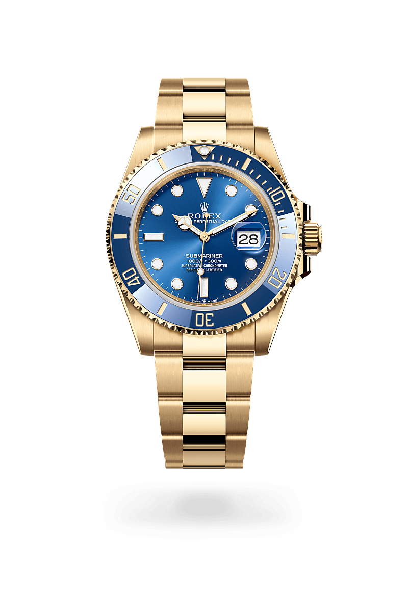 Rolex Submariner Date 18 ct yellow gold, M126618LB-0002 - Emperor Watch & Jewellery Singapore