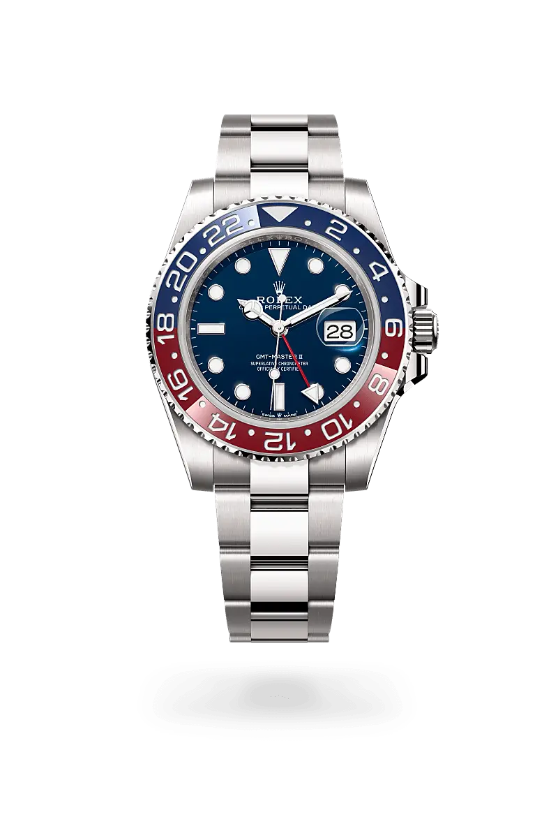 Rolex GMT-Master II 18 ct white gold, M126719BLRO-0003 - Emperor Watch & Jewellery Singapore