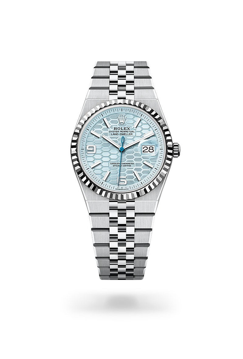 Rolex Land-Dweller 36 Platinum, M127236-0001 - Emperor Watch & Jewellery Singapore
