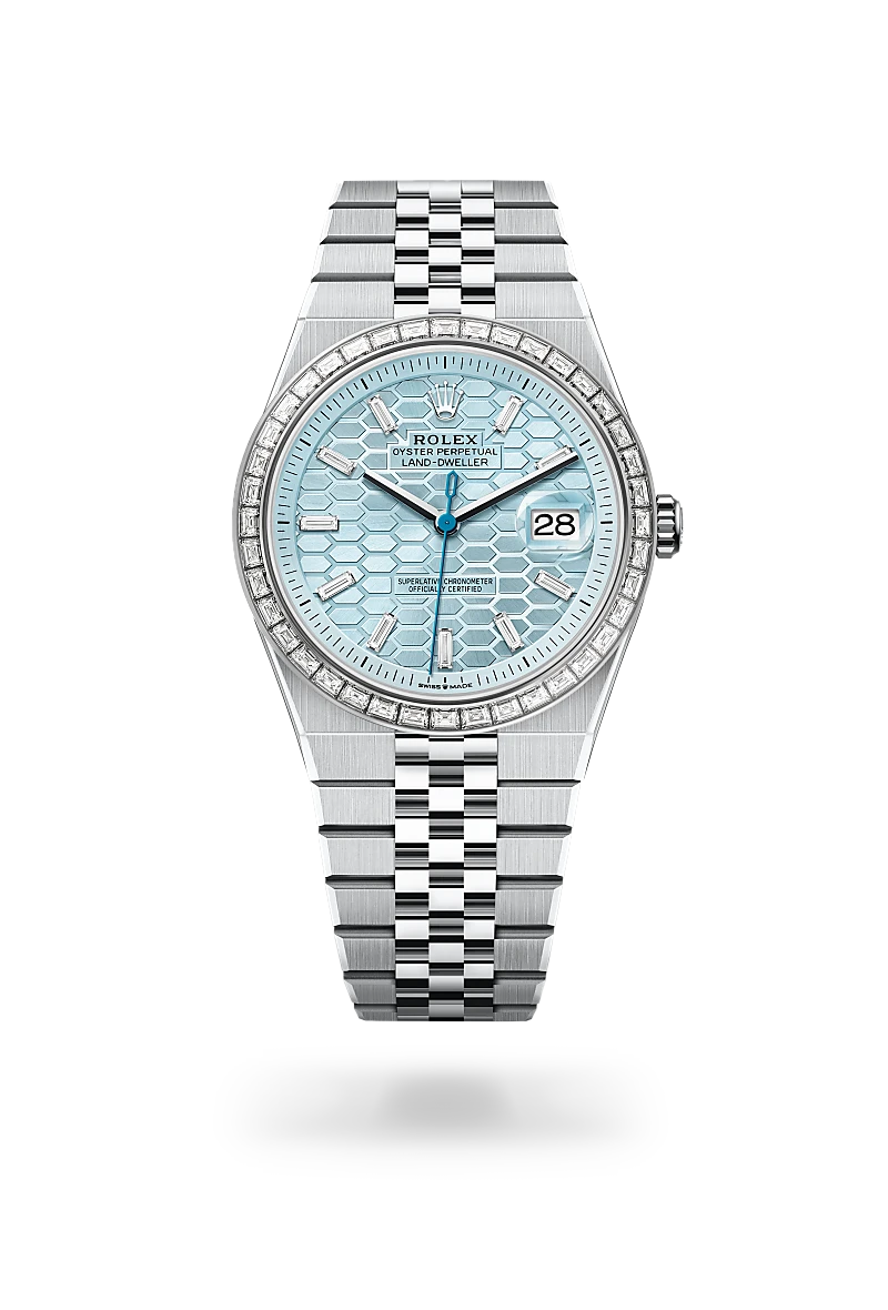Rolex Land-Dweller 40 Platinum, M127386TBR-0001 - Emperor Watch & Jewellery Singapore