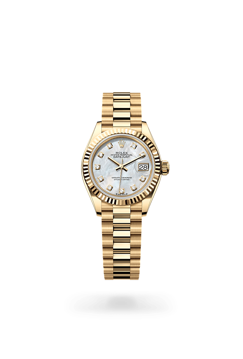 Rolex Lady-Datejust 18 ct yellow gold, M279178-0025 - Emperor Watch & Jewellery Singapore
