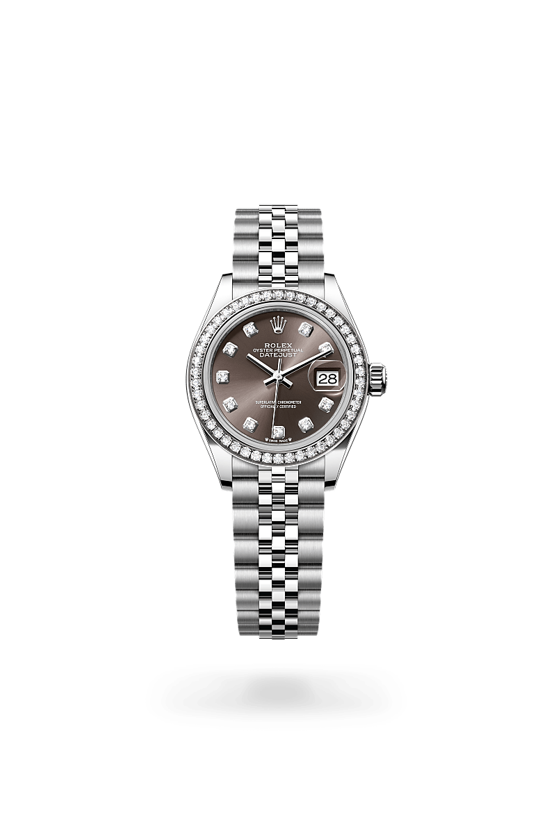 Rolex Lady-Datejust White Rolesor, M279384RBR-0017 - Emperor Watch & Jewellery Singapore
