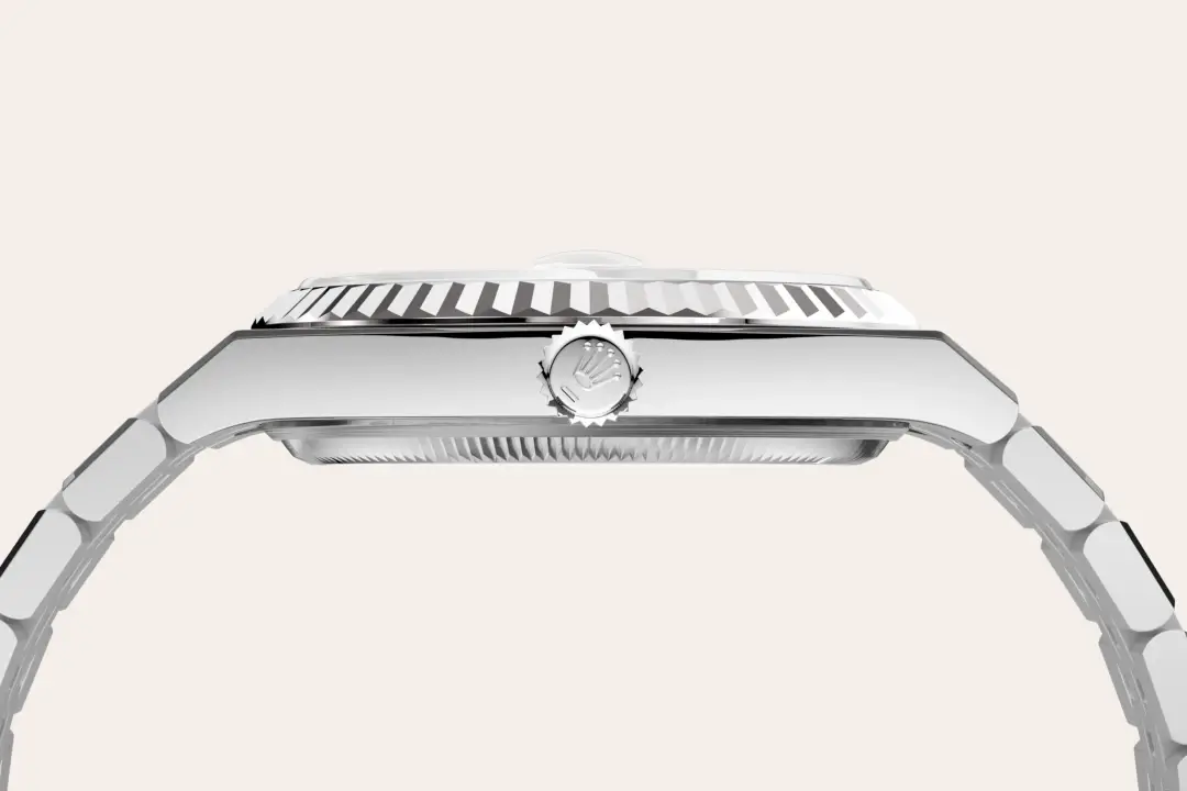 Rolex Land-Dweller in White Rolesor - combination of Oystersteel and white gold, M127234-0001 - Emperor Watch & Jewellery Singapore