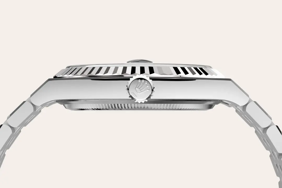 Rolex Land-Dweller in White Rolesor - combination of Oystersteel and white gold, M127334-0001 - Emperor Watch & Jewellery Singapore