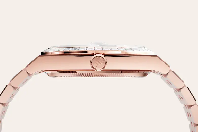 Rolex Land-Dweller in 18 ct Everose gold, M127285TBR-0002 - Emperor Watch & Jewellery Singapore