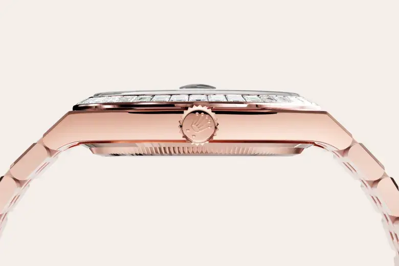 Rolex Land-Dweller in 18 ct Everose gold, M127385TBR-0003 - Emperor Watch & Jewellery Singapore